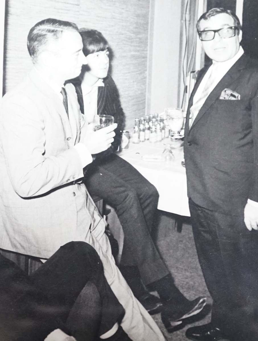 A large collection of black and white photographs relating to The Beatles, approx 45 photographs total